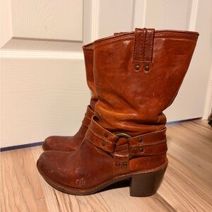 Frye Carmen Harness Short Boots